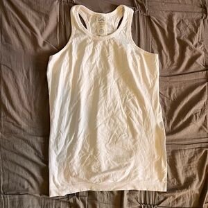 Athleta Girl White Racerback Tank Top